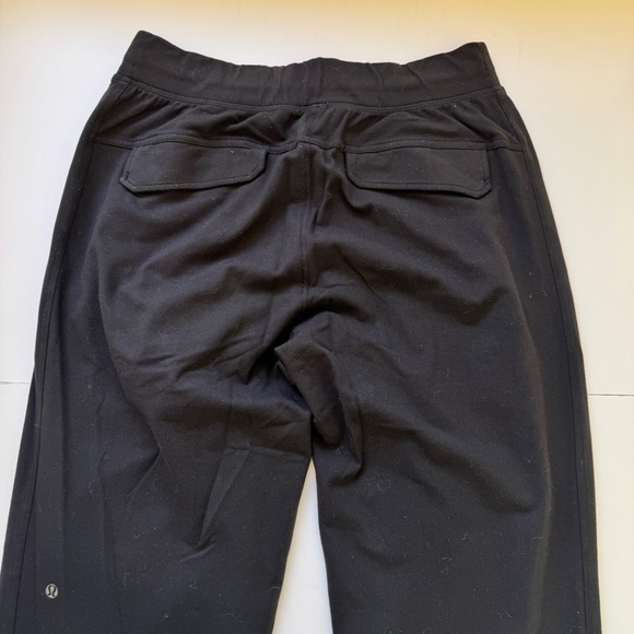 Lululemon Men's Kung Fu Pants Regular Black Joggers Sweatpants Luon Pull On Sz M - Picture 11 of 13